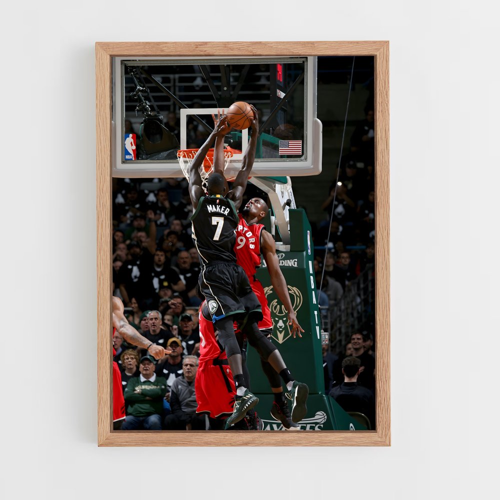 Poster Thon maker – affiche Basketball (vue 4)